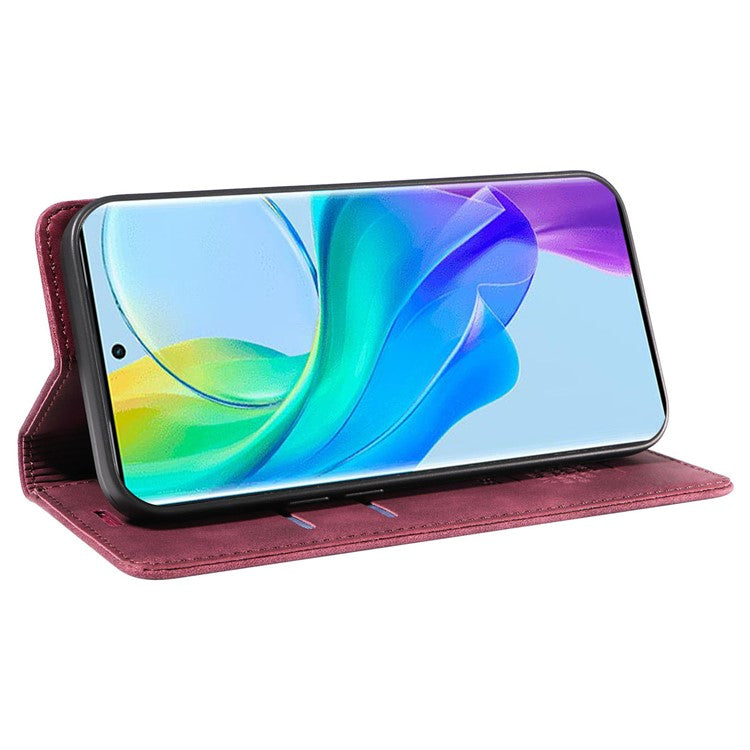 BETOPNICE 003 For vivo Y78 (China) 5G / Y36 4G (Global) / 5G (Global) Flip Cover Wallet PU Leather Stand Phone Case - Red