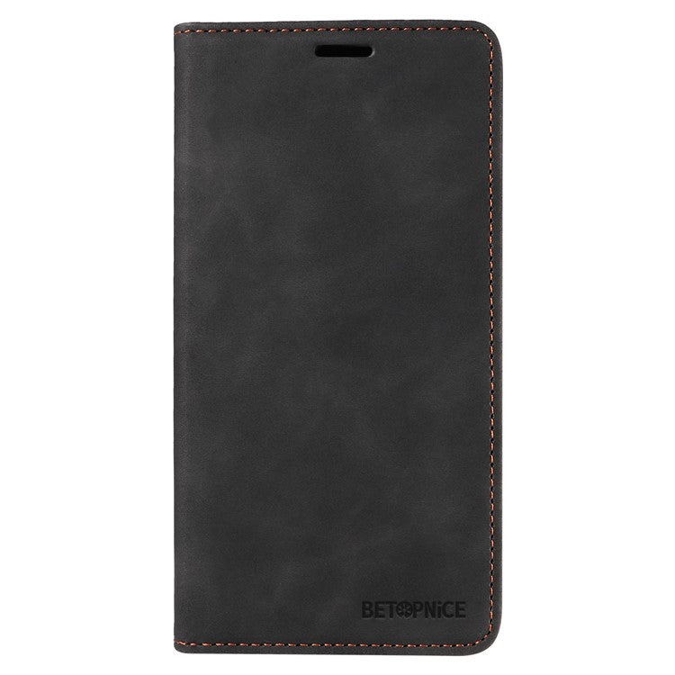 BETOPNICE 003 For vivo Y78 (China) 5G / Y36 4G (Global) / 5G (Global) Flip Cover Wallet PU Leather Stand Phone Case - Black