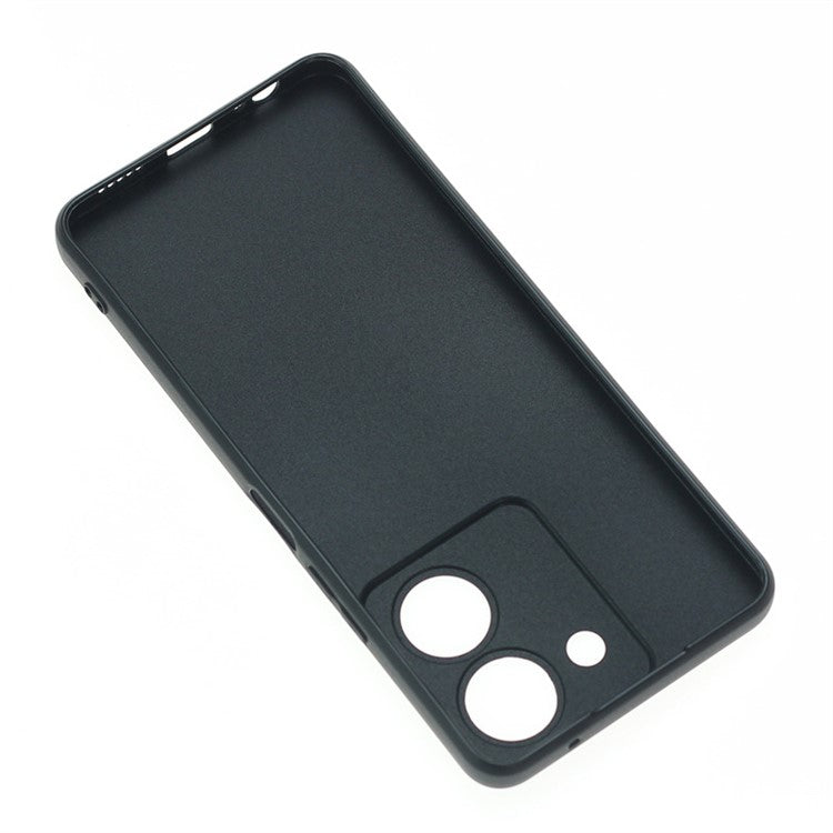 Anti-scratch Phone Case for vivo Y36 5G (Global) , Precise Cutouts Matte TPU Cover - Black