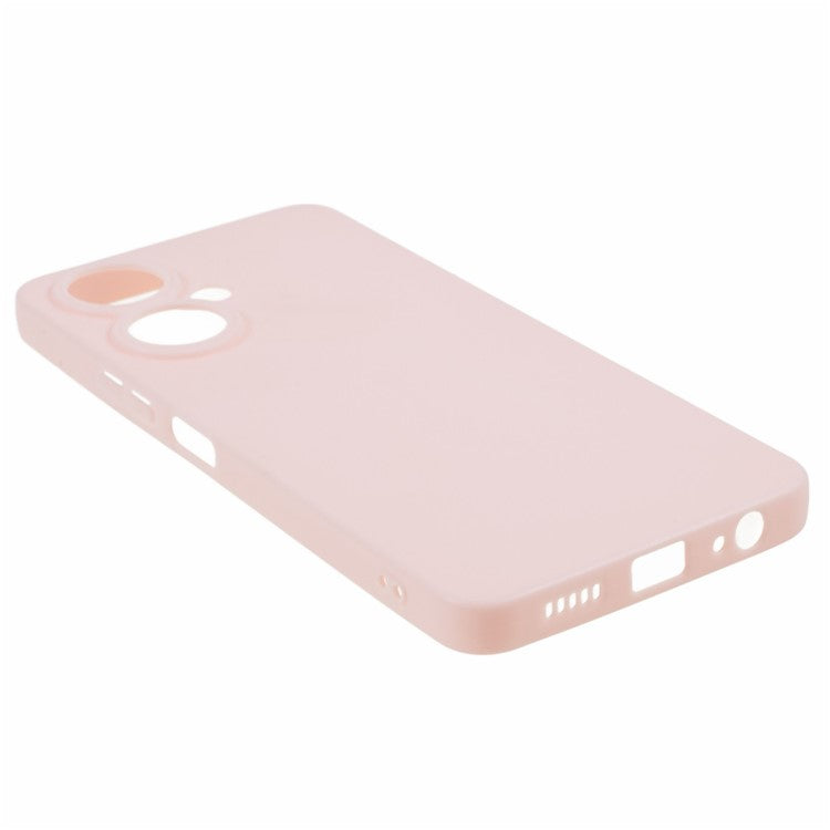 For vivo Y35m+ 5G Candy Color Glossy TPU Case Precise Cutout Anti-scratch Phone Cover - Light Pink