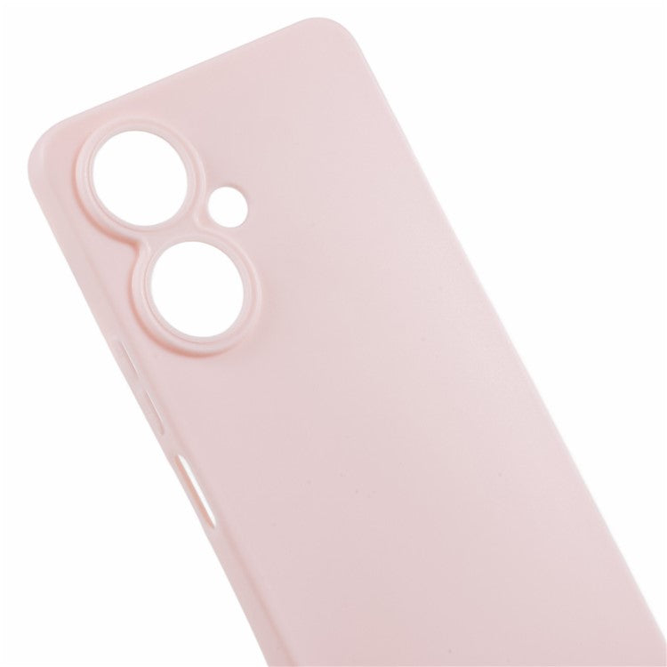 For vivo Y35m+ 5G Candy Color Glossy TPU Case Precise Cutout Anti-scratch Phone Cover - Light Pink