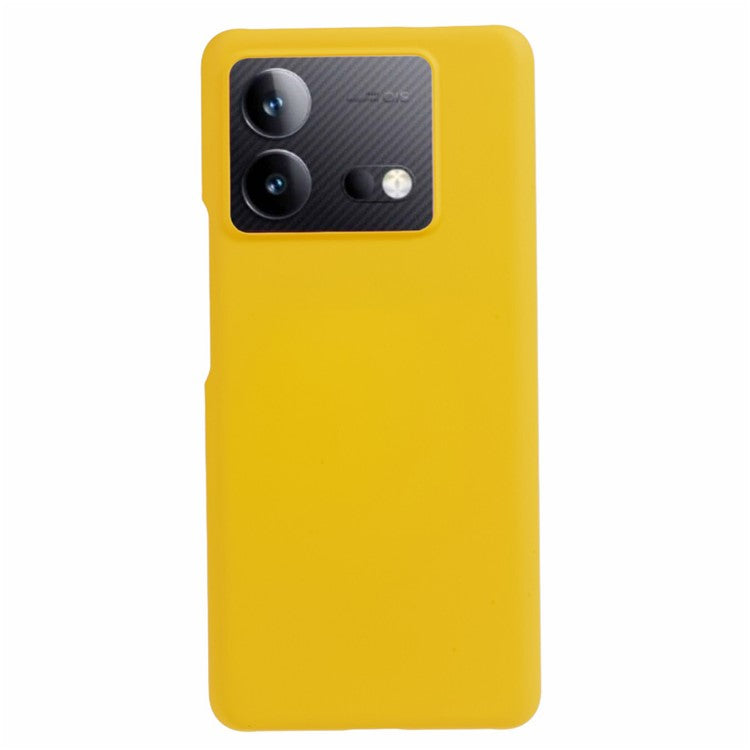 For vivo iQOO Neo8 5G / Neo8 Pro 5G Anti-scratch Rubberized Phone Case PC Smartphone Cover - Yellow