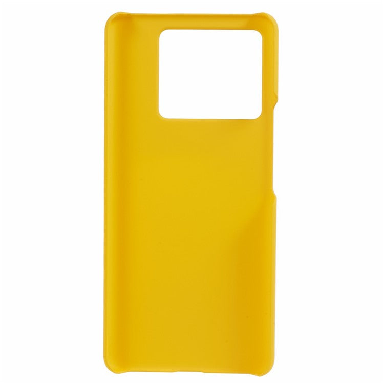 For vivo iQOO Neo8 5G / Neo8 Pro 5G Anti-scratch Rubberized Phone Case PC Smartphone Cover - Yellow