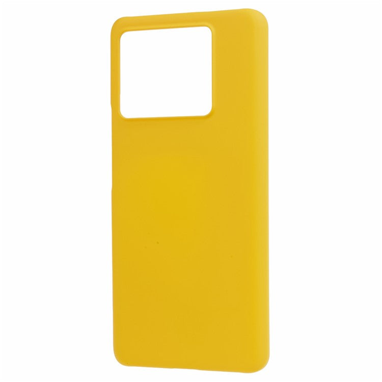 For vivo iQOO Neo8 5G / Neo8 Pro 5G Anti-scratch Rubberized Phone Case PC Smartphone Cover - Yellow