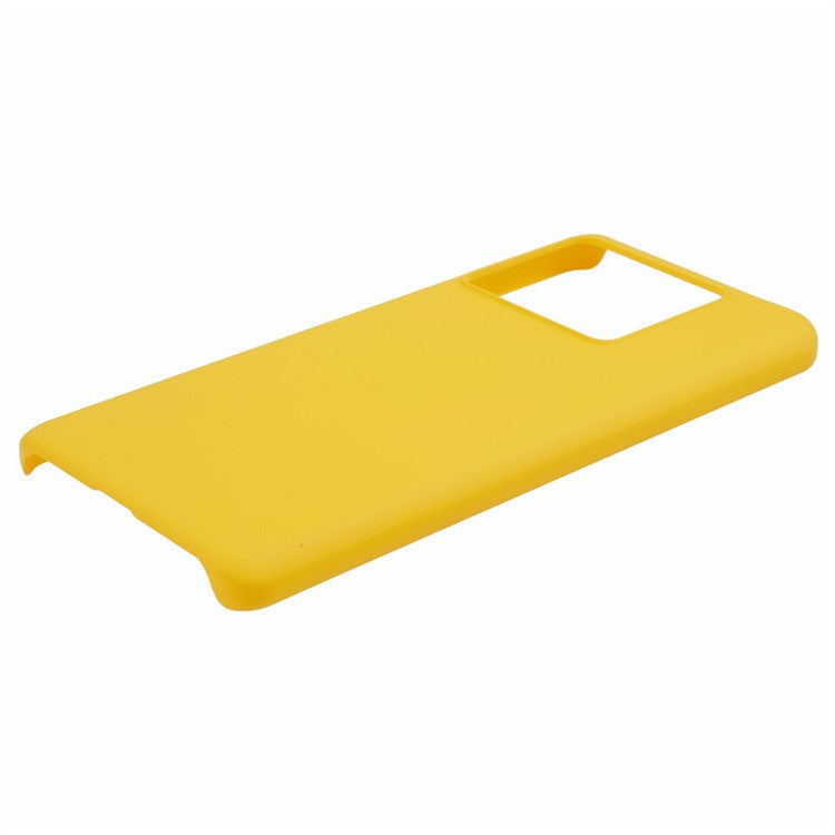 For vivo iQOO Neo8 5G / Neo8 Pro 5G Anti-scratch Rubberized Phone Case PC Smartphone Cover - Yellow