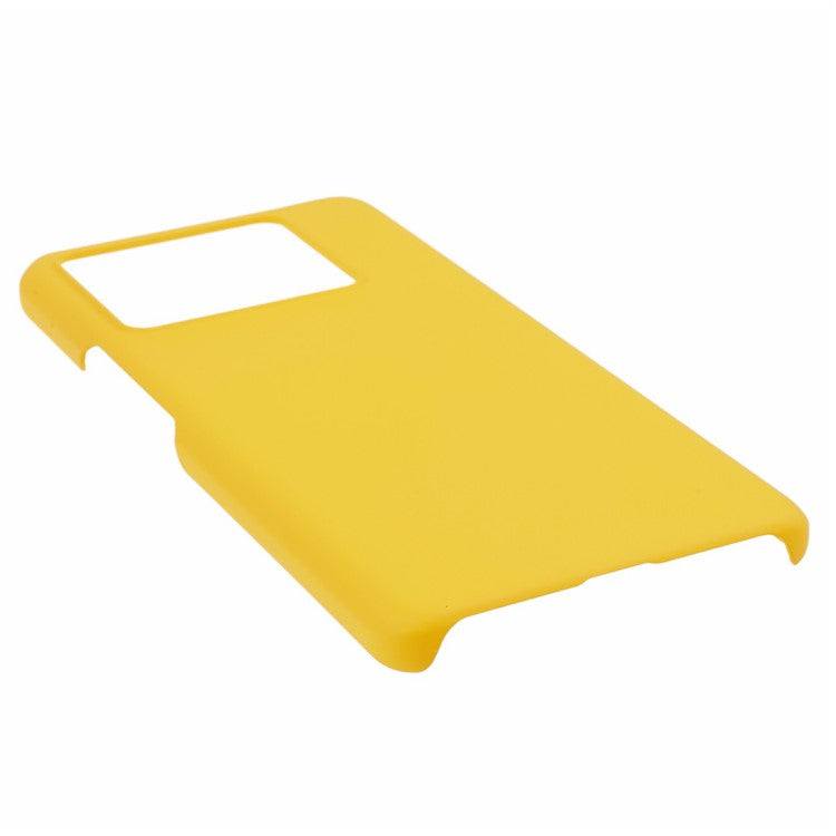 For vivo iQOO Neo8 5G / Neo8 Pro 5G Anti-scratch Rubberized Phone Case PC Smartphone Cover - Yellow