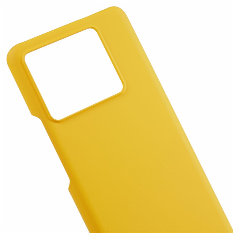 For vivo iQOO Neo8 5G / Neo8 Pro 5G Anti-scratch Rubberized Phone Case PC Smartphone Cover - Yellow