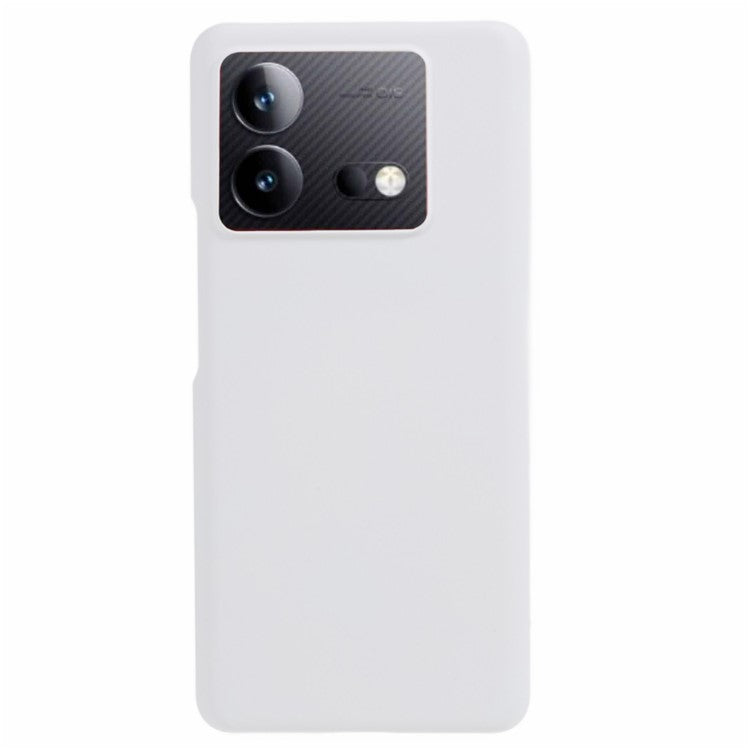 For vivo iQOO Neo8 5G / Neo8 Pro 5G Anti-scratch Rubberized Phone Case PC Smartphone Cover - White