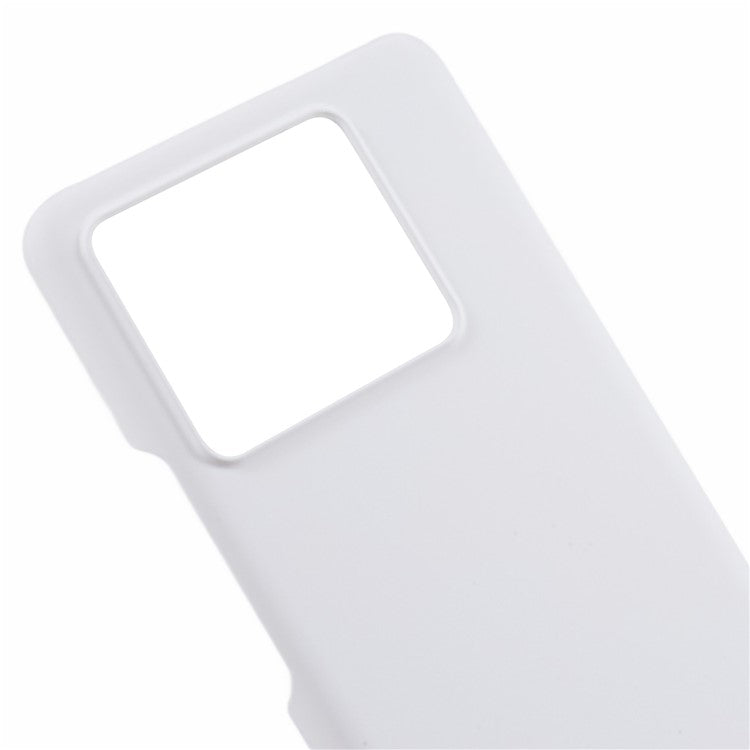 For vivo iQOO Neo8 5G / Neo8 Pro 5G Anti-scratch Rubberized Phone Case PC Smartphone Cover - White