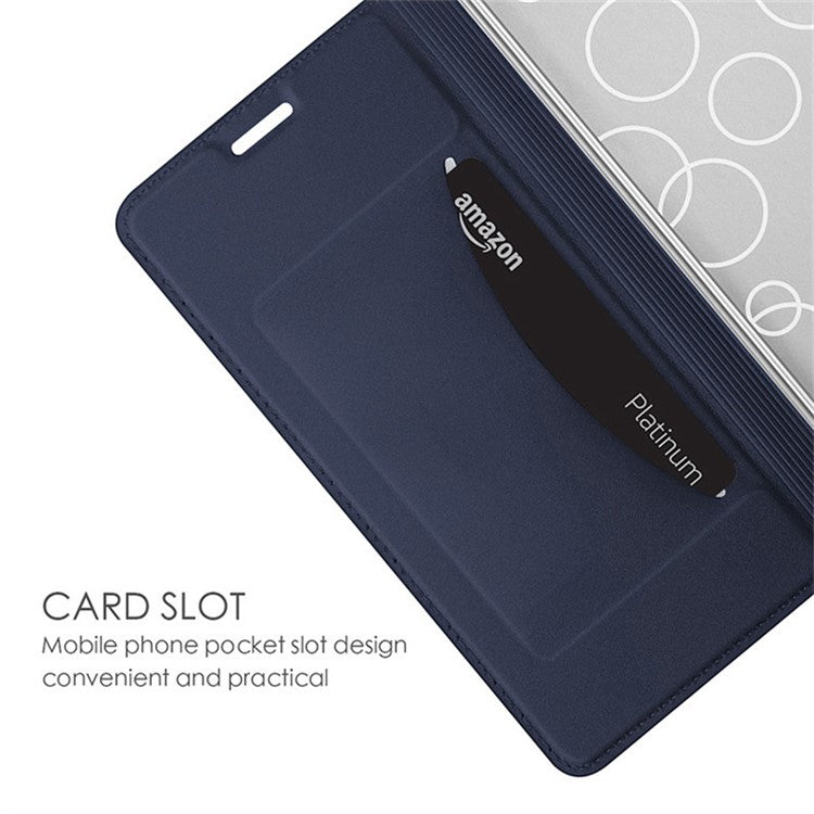 For vivo iQOO Neo8 5G Flip Phone Cover Full Protection Phone Case Card Storage Slot PU Leather Stand Shell - Blue