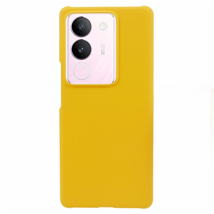 For vivo S17 5G / S17 Pro 5G Rubberized Phone Case Hard PC Anti-scratch Phone Cover - Yellow