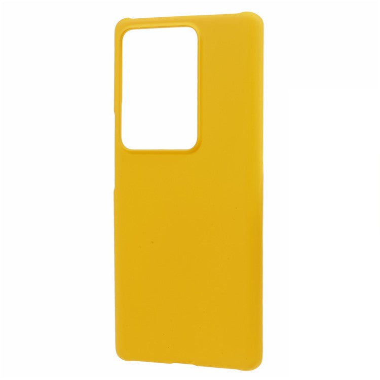 For vivo S17 5G / S17 Pro 5G Rubberized Phone Case Hard PC Anti-scratch Phone Cover - Yellow