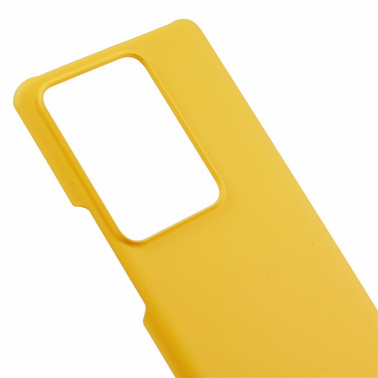 For vivo S17 5G / S17 Pro 5G Rubberized Phone Case Hard PC Anti-scratch Phone Cover - Yellow