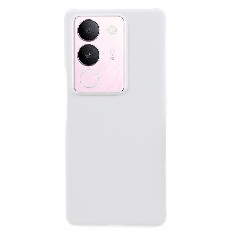 For vivo S17 5G / S17 Pro 5G Rubberized Phone Case Hard PC Anti-scratch Phone Cover - White