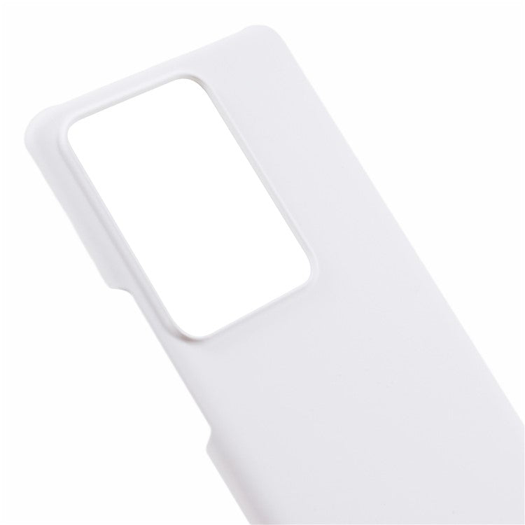 For vivo S17 5G / S17 Pro 5G Rubberized Phone Case Hard PC Anti-scratch Phone Cover - White