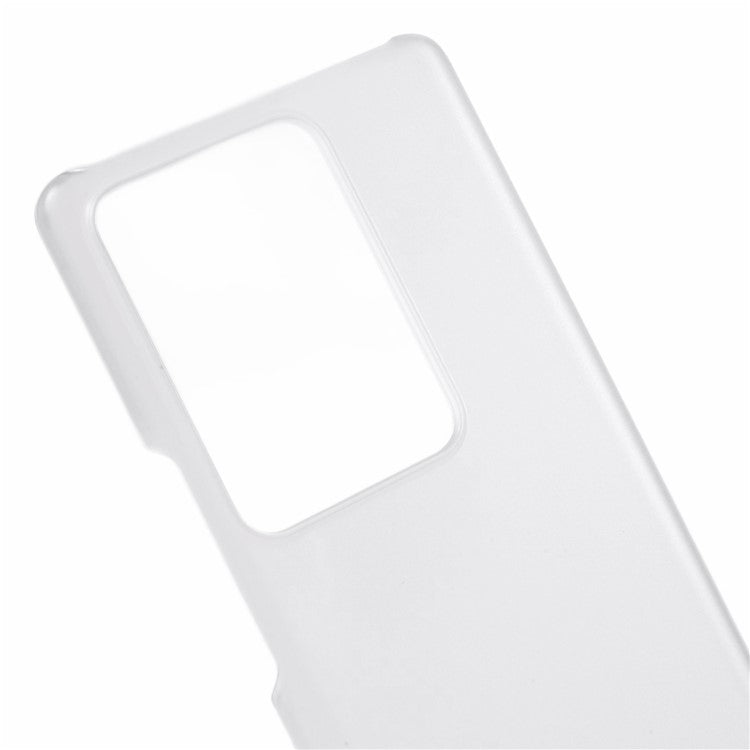 For vivo S17 5G / S17 Pro 5G Rubberized Phone Case Hard PC Anti-scratch Phone Cover - Transparent