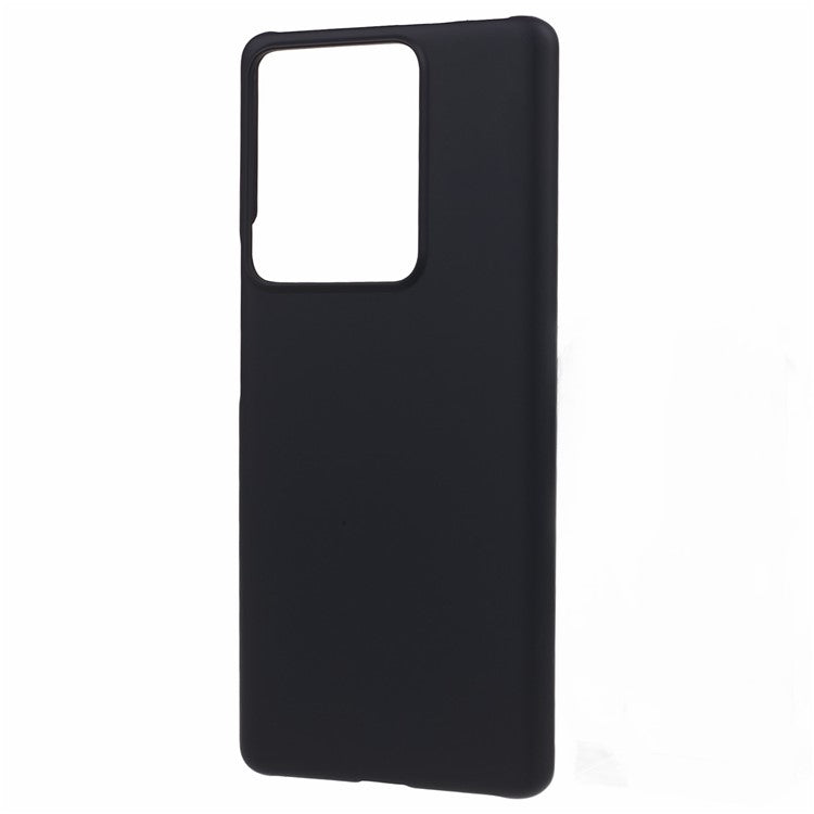 For vivo S17e 5G Rubberized Mobile Phone Case Hard PC Drop-proof Back Cover - Black