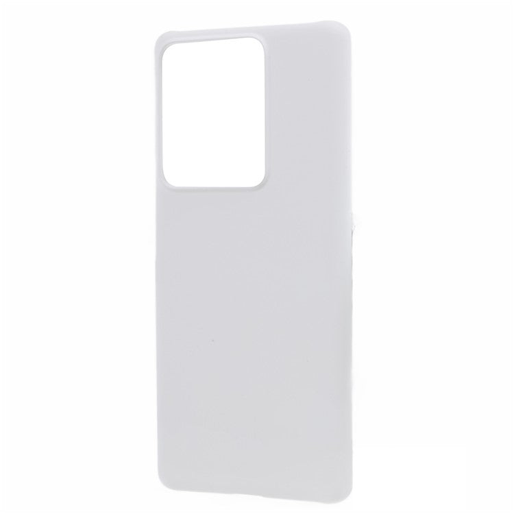 For vivo S17e 5G Rubberized Mobile Phone Case Hard PC Drop-proof Back Cover - White