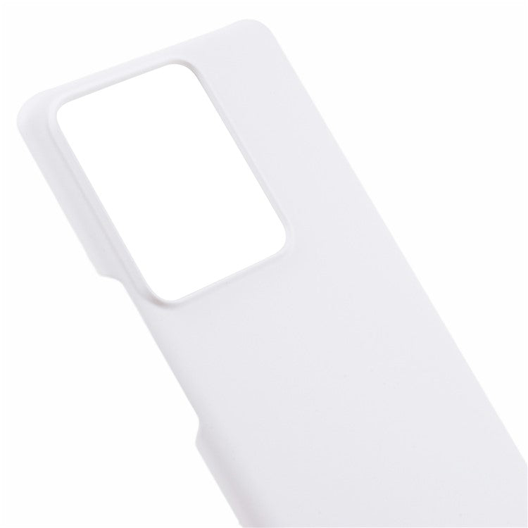 For vivo S17e 5G Rubberized Mobile Phone Case Hard PC Drop-proof Back Cover - White