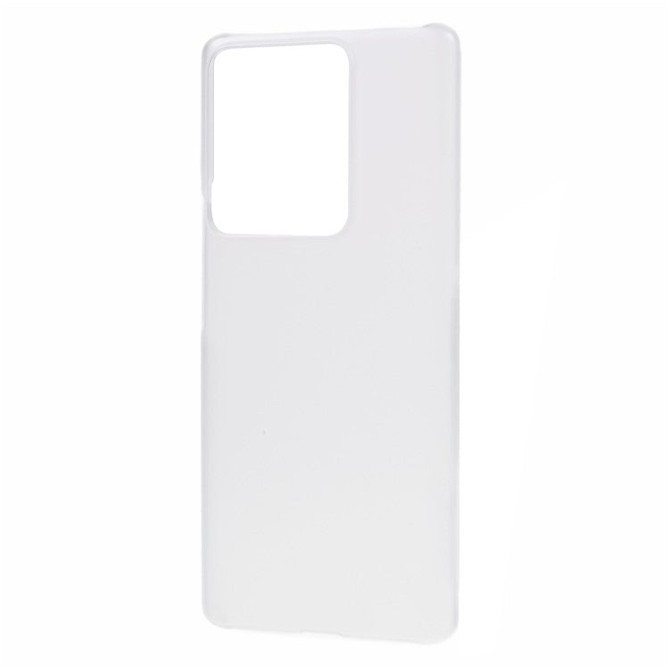 For vivo S17e 5G Rubberized Mobile Phone Case Hard PC Drop-proof Back Cover - Transparent