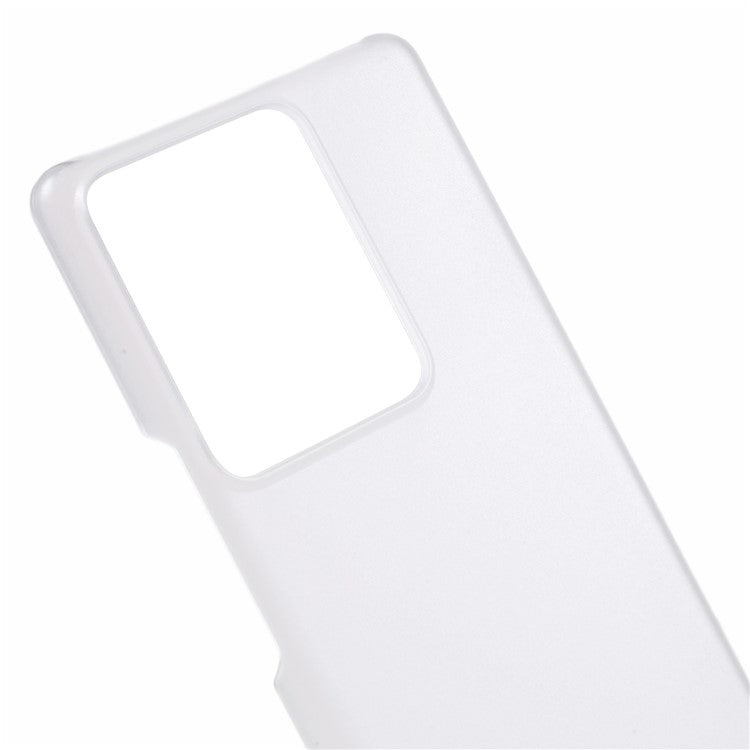 For vivo S17e 5G Rubberized Mobile Phone Case Hard PC Drop-proof Back Cover - Transparent