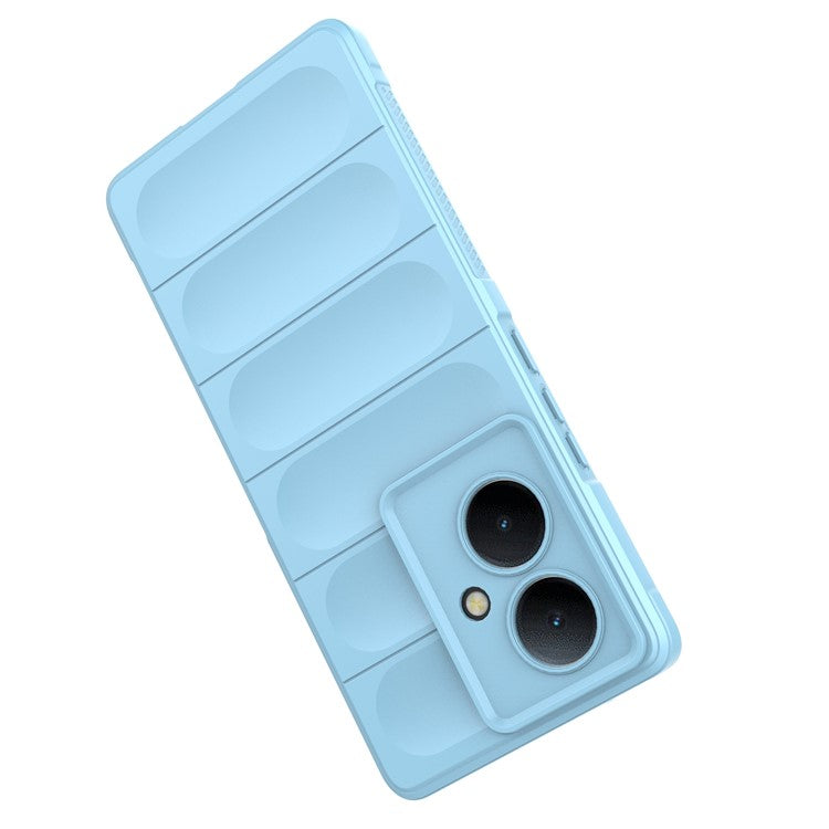 For vivo Y78+ 5G / V29 Lite 5G Shockproof Phone Cover Soft TPU Protective Case - Baby Blue