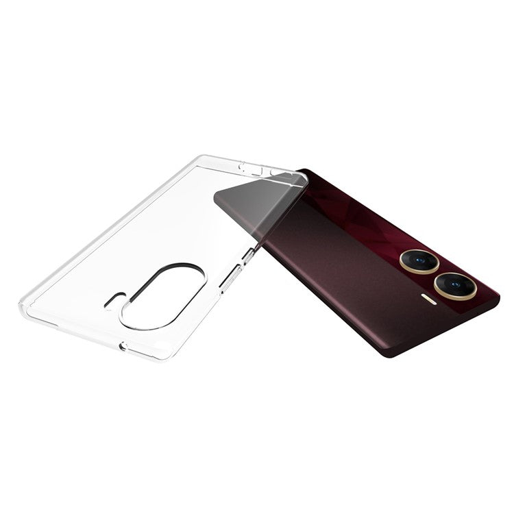 For vivo V29e (India) 5G Clear TPU Phone Cover Ultra Thin Transparent Phone Case Shell (Big Rear Lens Hole)