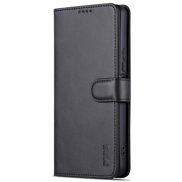 AZNS For vivo Y78+ 5G / Y78 5G / V29 Lite 5G PU Leather Case Stand Wallet Phone Cover - Black