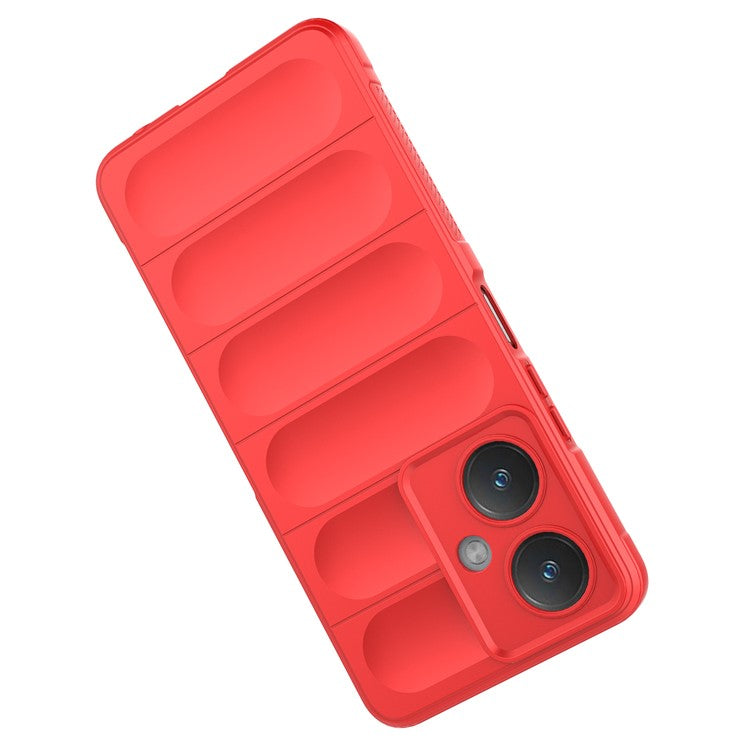 For vivo Y27 4G Case TPU Phone Back Protector Shockproof Cover - Red