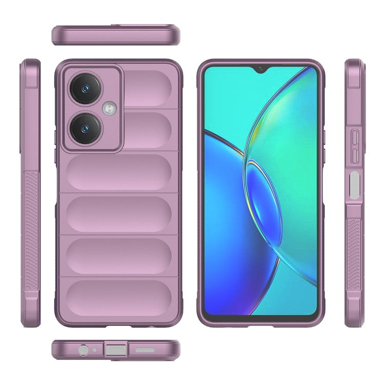 For vivo Y27 4G Case TPU Phone Back Protector Shockproof Cover - Light Purple