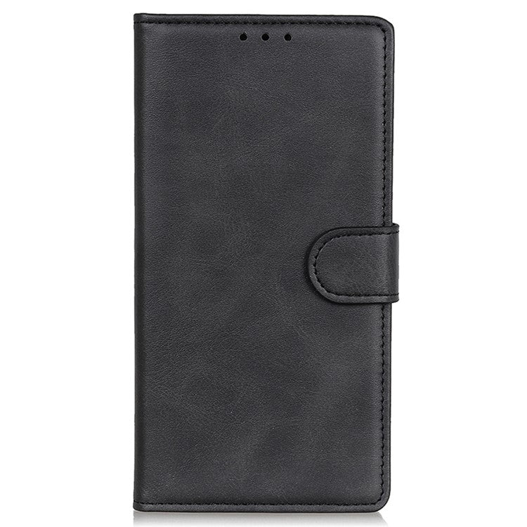 For Samsung Galaxy A15 4G Case Leather Wallet Stand Shockproof Phone Cover - Black