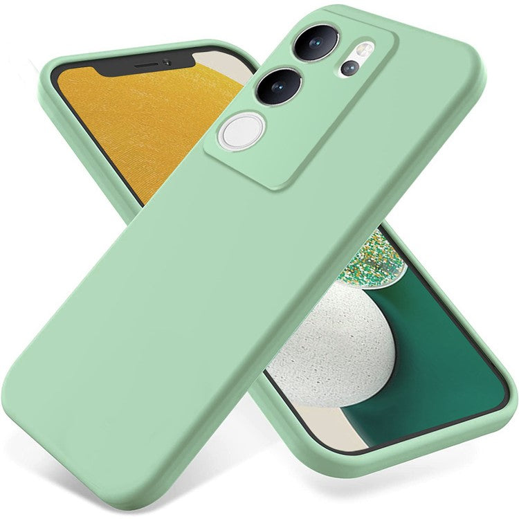 For vivo V29 5G / vivo S17 Pro 5G Case Slim Shell Liquid Silicone Mobile Phone Cover - Green