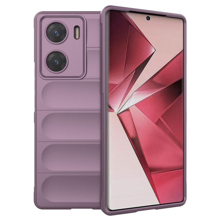 For vivo V29e (India) 5G Case Soft TPU Rugged Shockproof Cell Phone Cover - Light Purple