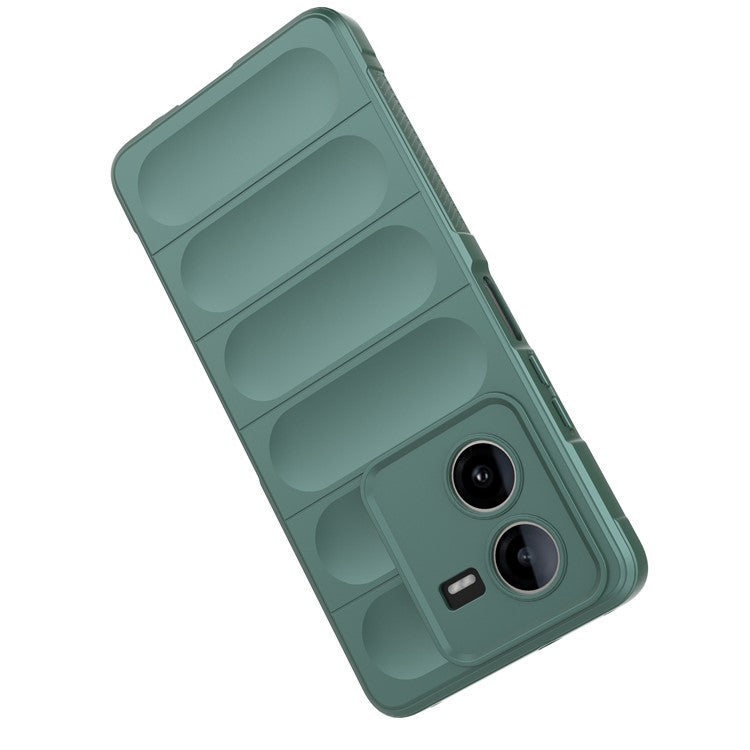 For vivo iQOO Z8x 5G Case TPU Rugged Anti-Scratch Cell Phone Cover - Green