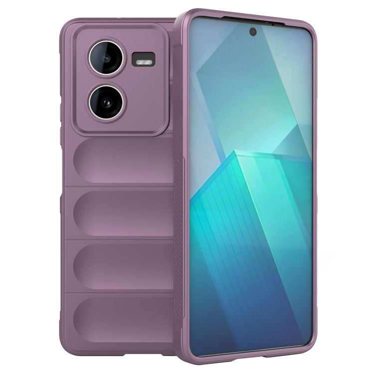 For vivo iQOO Z8x 5G Case TPU Rugged Anti-Scratch Cell Phone Cover - Light Purple