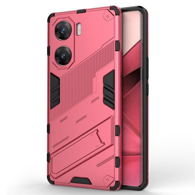 For vivo V29e (India) 5G Case Kickstand PC+TPU Phone Back Cover - Rose