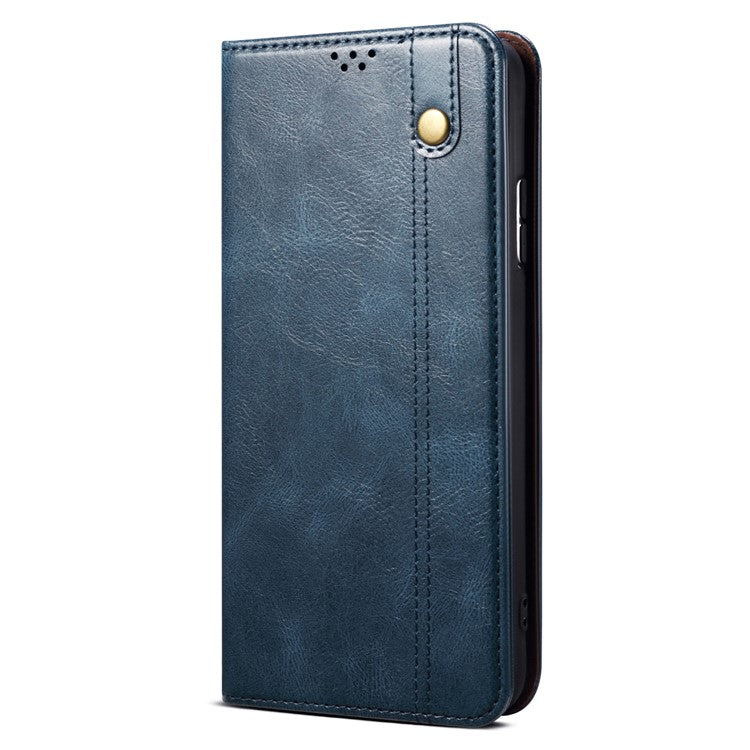 For vivo V29e (Global) 5G Phone Case PU Leather Cover with Stand Wallet - Blue