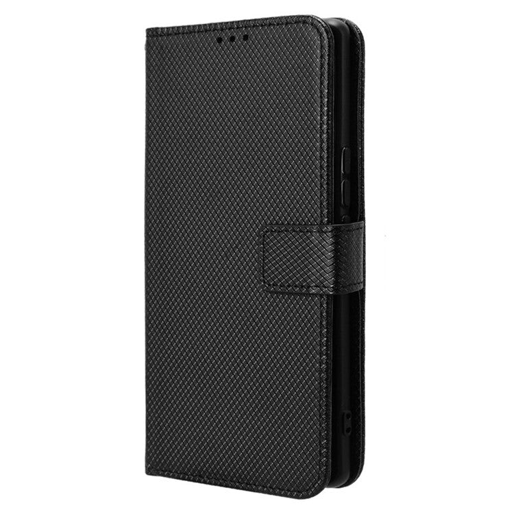 For vivo V29e (India) 5G Case PU Leather Mobile Phone Cover with Wallet - Black