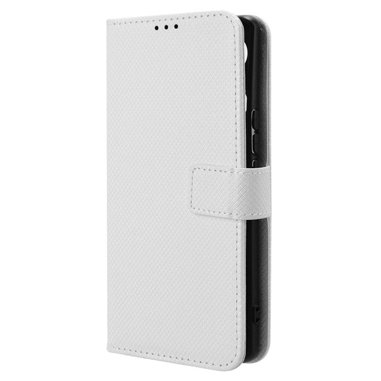 For vivo V29e (India) 5G Case PU Leather Mobile Phone Cover with Wallet - White