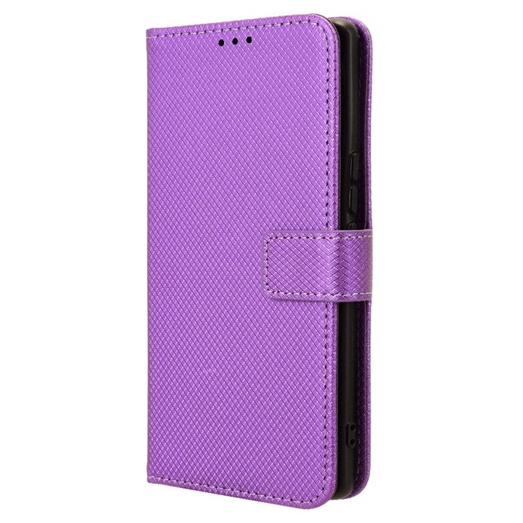 For vivo V29e (India) 5G Case PU Leather Mobile Phone Cover with Wallet - Purple