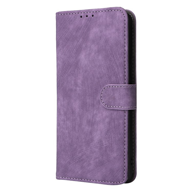 For vivo Y17s 4G / Y33t (2023) V2317A Case Bump Proof RFID Blocking Phone Cover with Strap - Purple