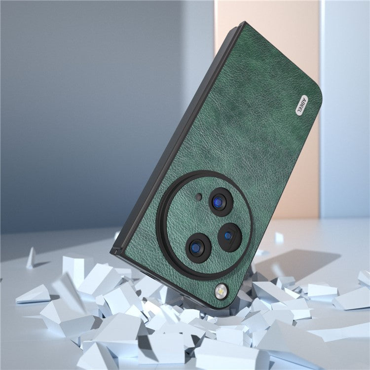 ABEEL For Oppo Find N3 5G / OnePlus Open Case PU Leather Litchi Texture Shockproof Cover - Green