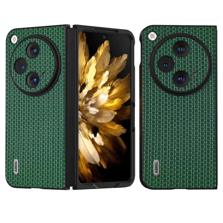 ABEEL For Oppo Find N3 5G / OnePlus Open Case Luxury Texture Anti-slip Phone Back Cover - Green