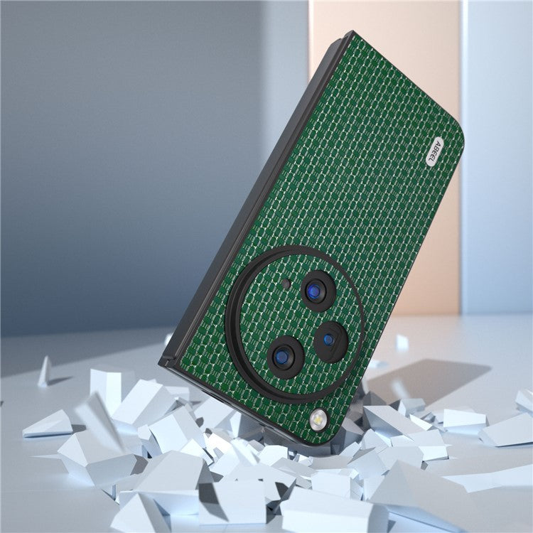 ABEEL For Oppo Find N3 5G / OnePlus Open Case Luxury Texture Anti-slip Phone Back Cover - Green