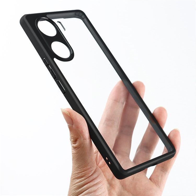 Phone Shell for vivo V29e (India) 5G Case Shockproof TPU + PC Clear Phone Cover