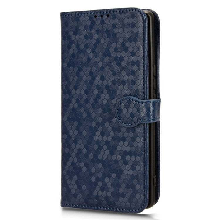 Protective Wallet Case for vivo V29e (India) 5G Case Imprinted PU Leather Cell Phone Cover - Dark Blue