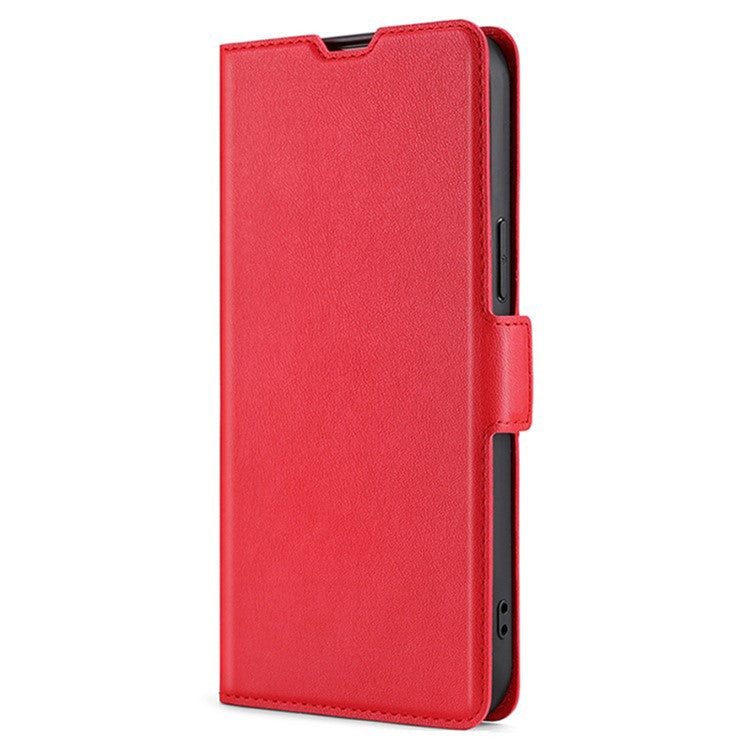 For vivo iQOO Z8x 5G / Y78t 5G Leather Case Card Holder Anti-drop Phone Cover - Red