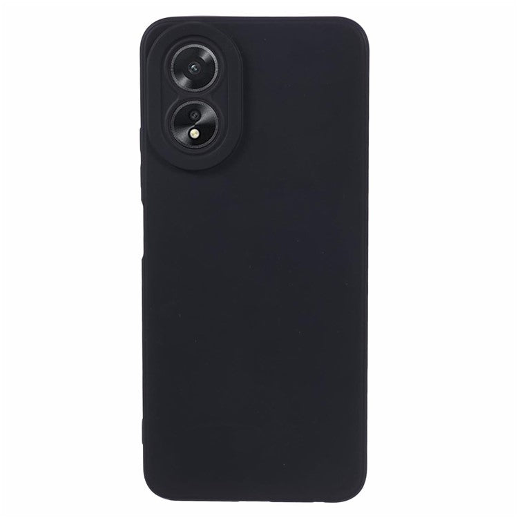 YX Series For Oppo A38 4G / A18 4G Case Lens Protection Matte TPU Cover (Precise Cutout) - Black