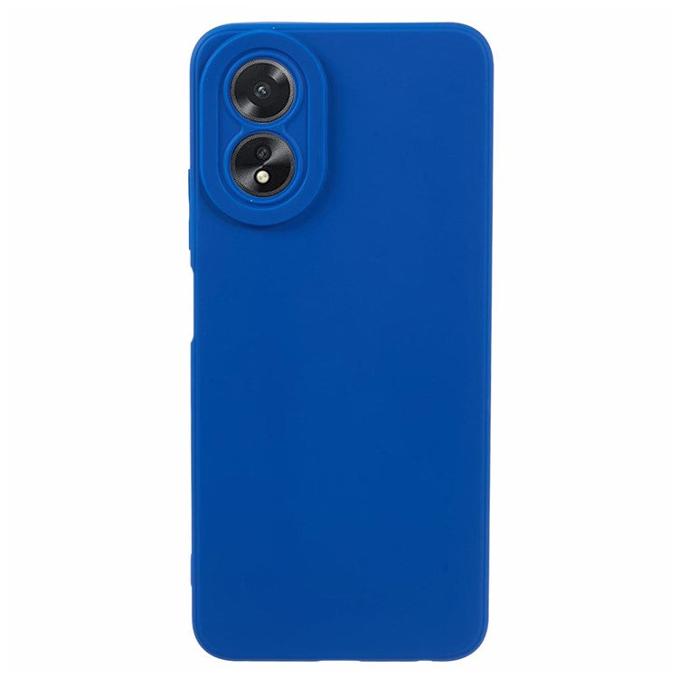 YX Series For Oppo A38 4G / A18 4G Case Lens Protection Matte TPU Cover (Precise Cutout) - Blue