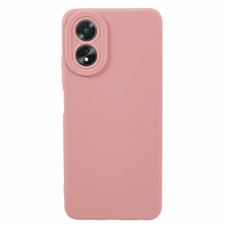 YX Series For Oppo A38 4G / A18 4G Case Lens Protection Matte TPU Cover (Precise Cutout) - Pink